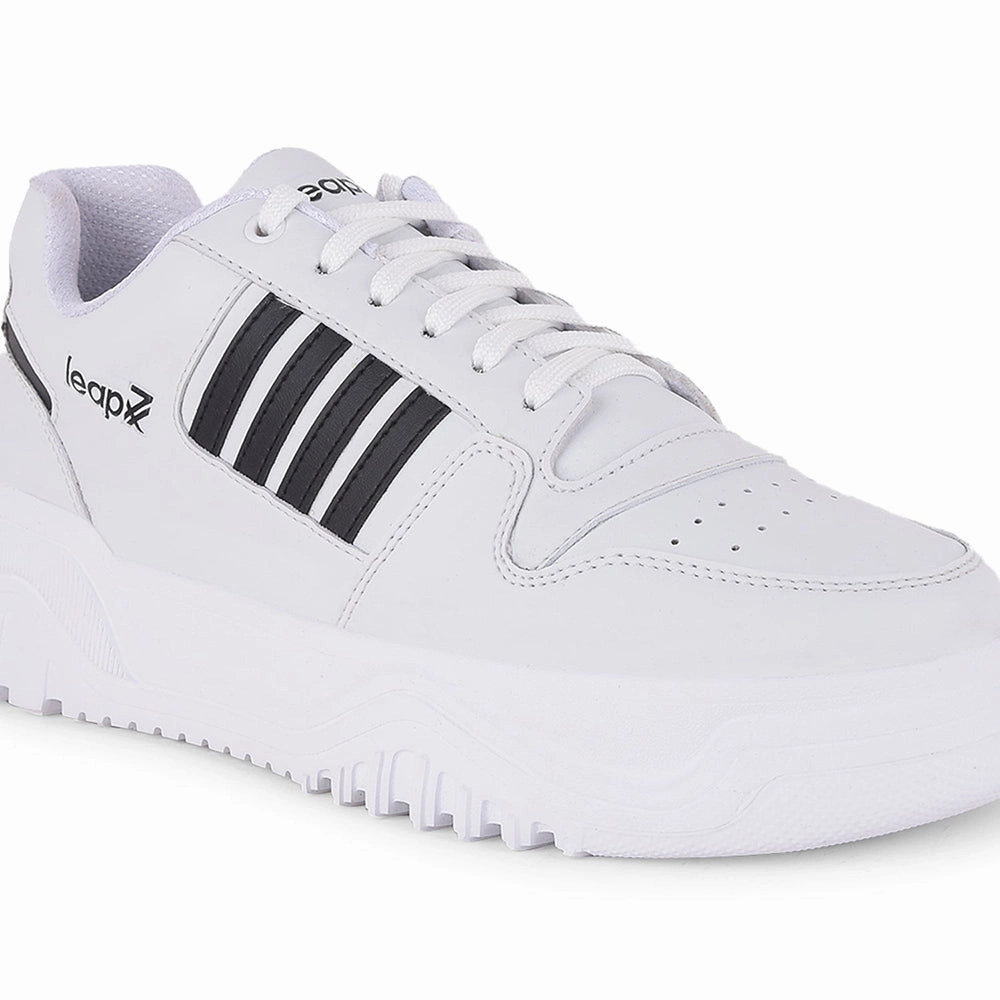 Leap7x Casual White Lacing Sneakers For Men JAXER-1E By Liberty Dsw Platform Sneakers