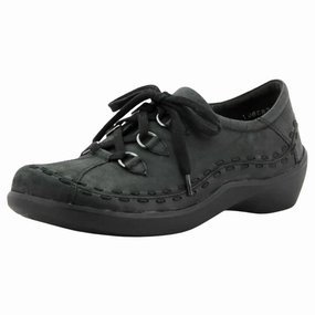Good Shoes For Standing And Walking Ziera Allsorts Black Trooper Nubuck Shoe (Women's)