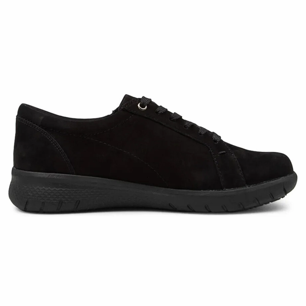For All Day Walking Walking Ziera Solar Black Nubuck Sneaker (Women's)